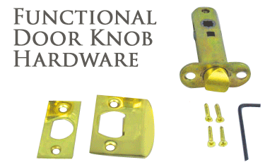 Antique Hardware Emtek Solid Brass Egg Door Knob Set With Oval Rosette EMTEK DOOR KNOB