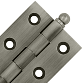 Antique Hardware 2 1/2 Inch x 1 11/16 Inch Solid Brass Cabinet Hinges CABINET HINGE