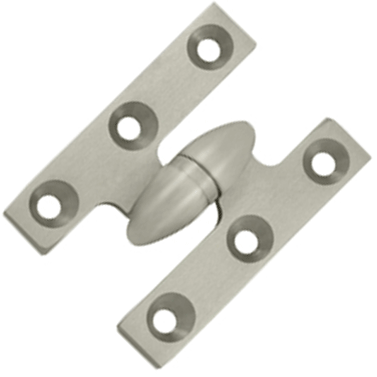 Antique Hardware 2 Inch x 1 1/2 Inch Solid Brass Olive Knuckle Hinge HINGE