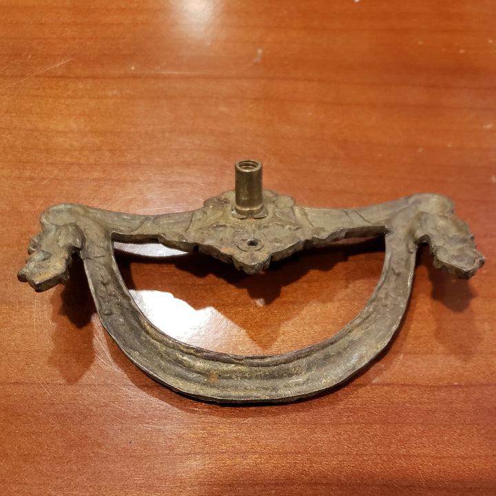 Antique Hardware 3 1/2 Inch Long Pull (Original, Antique Brass) Cabinet Knobs & Handles