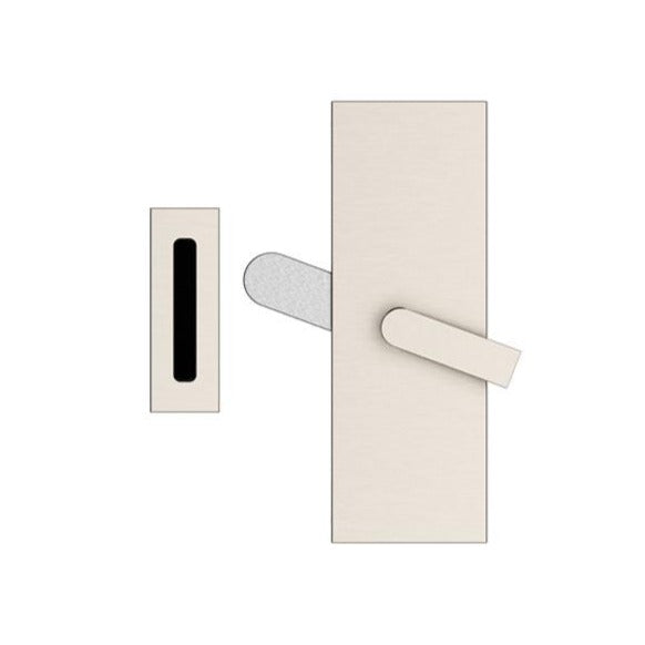 ##Antique Hardware## Modern Rectangular Privacy Barn Door Lock with Strike (Several Finishes Available)