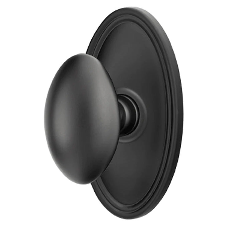 Antique Hardware Emtek Solid Brass Egg Door Knob Set With Oval Rosette EMTEK DOOR KNOB