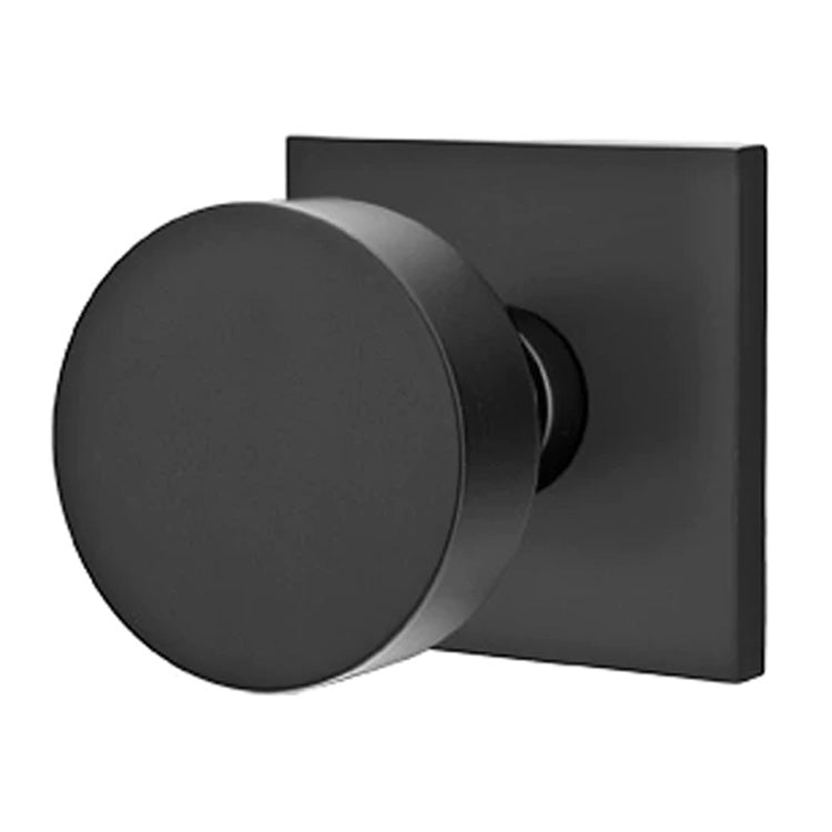 Antique Hardware Emtek Solid Brass Round Door Knob Set With Square Rosette (Several Finishes Available) EMTEK DOOR KNOB