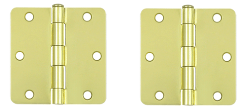 Antique Hardware 3 1/2 Inch x 3 1/2 Inch Steel Hinge HINGE