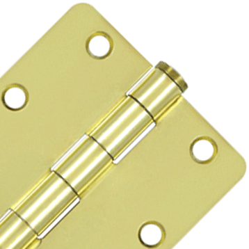 Antique Hardware 3 1/2 Inch x 3 1/2 Inch Heavy Duty Steel Hinge HINGE