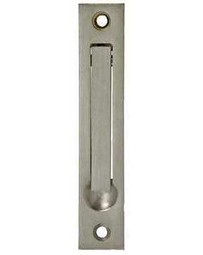 ##Antique Hardware## 3 3/8 Inch Tall Solid Brass Edge Pull