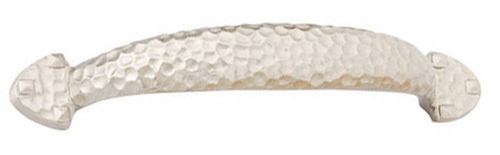 Antique Hardware 3 7/8 Inch (3 Inch c-c) Solid Brass Hammered Drawer Pull ARTS AND CRAFTS KNOBS AND PULLS