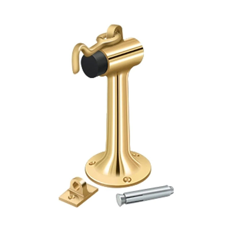 Antique Hardware Floor Mounted Bumper Door Stop With Hook & Eye DOOR STOP