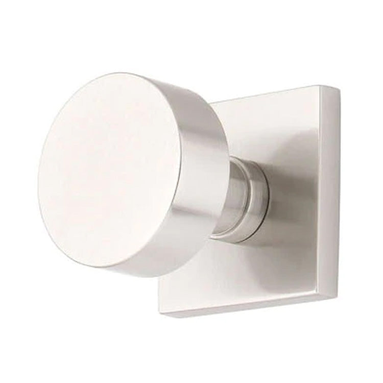 Antique Hardware Emtek Solid Brass Round Door Knob Set With Square Rosette (Several Finishes Available) EMTEK DOOR KNOB