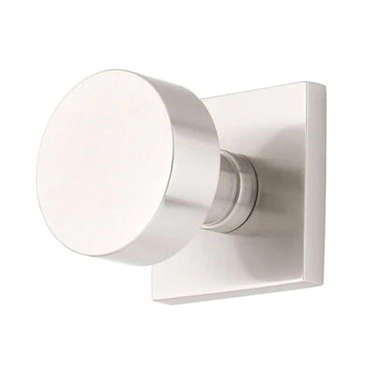 Antique Hardware Emtek Solid Brass Round Door Knob Set With Square Rosette (Several Finishes Available) EMTEK DOOR KNOB