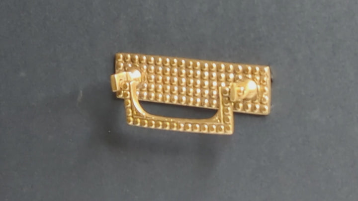 3 3/8 Inch (2 1/2 inch C-C) Beaded Signature Bail Pull (Several Finishes Available)