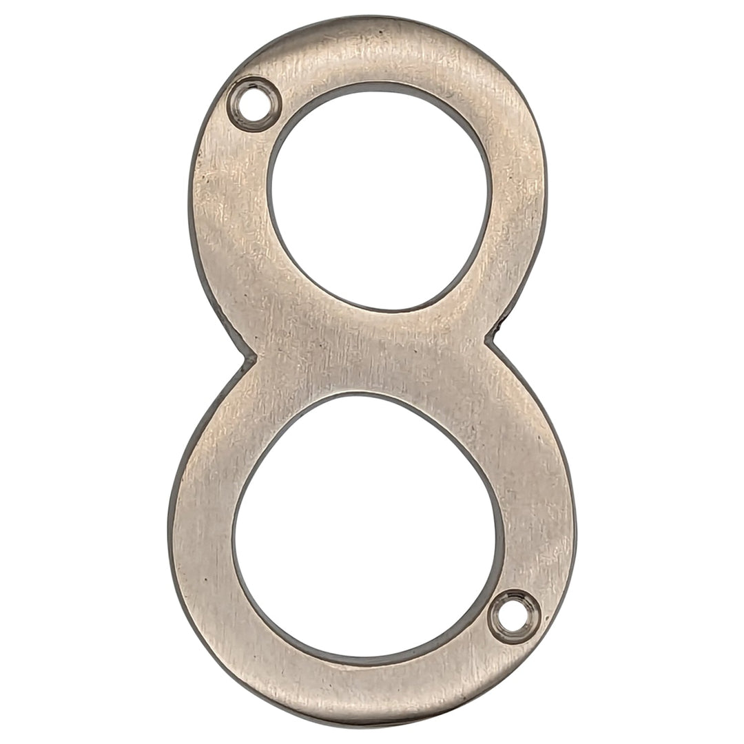Antique Hardware 4 Inch Tall House Number 8 ADDRESS PLAQUE