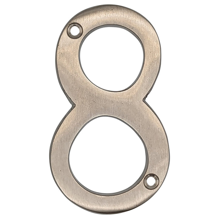 Antique Hardware 4 Inch Tall House Number 8 ADDRESS PLAQUE