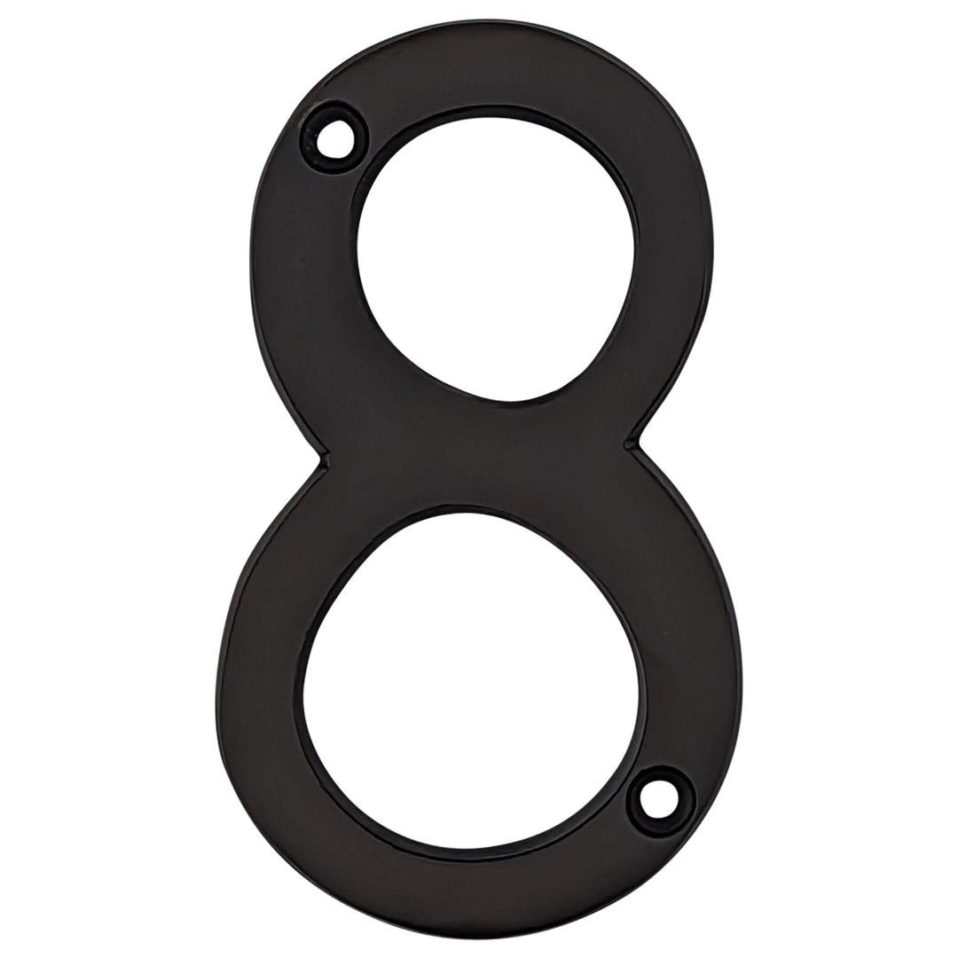 Antique Hardware 4 Inch Tall House Number 8 ADDRESS PLAQUE