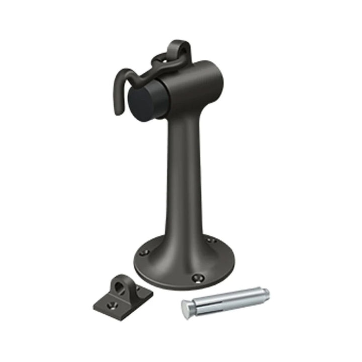 Antique Hardware Floor Mounted Bumper Door Stop With Hook & Eye DOOR STOP