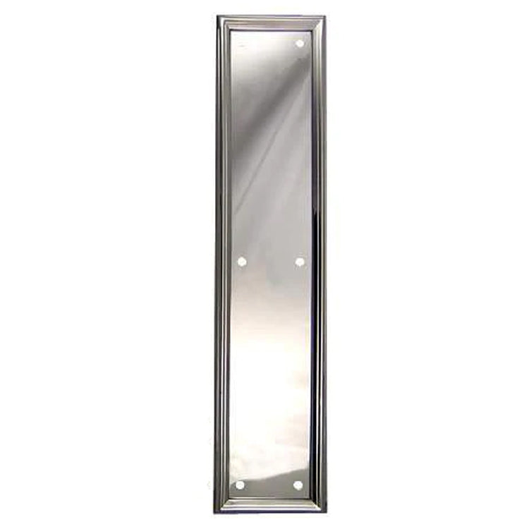 Antique Hardware 15 Inch Solid Brass Framed Push Plate Door Push Plates