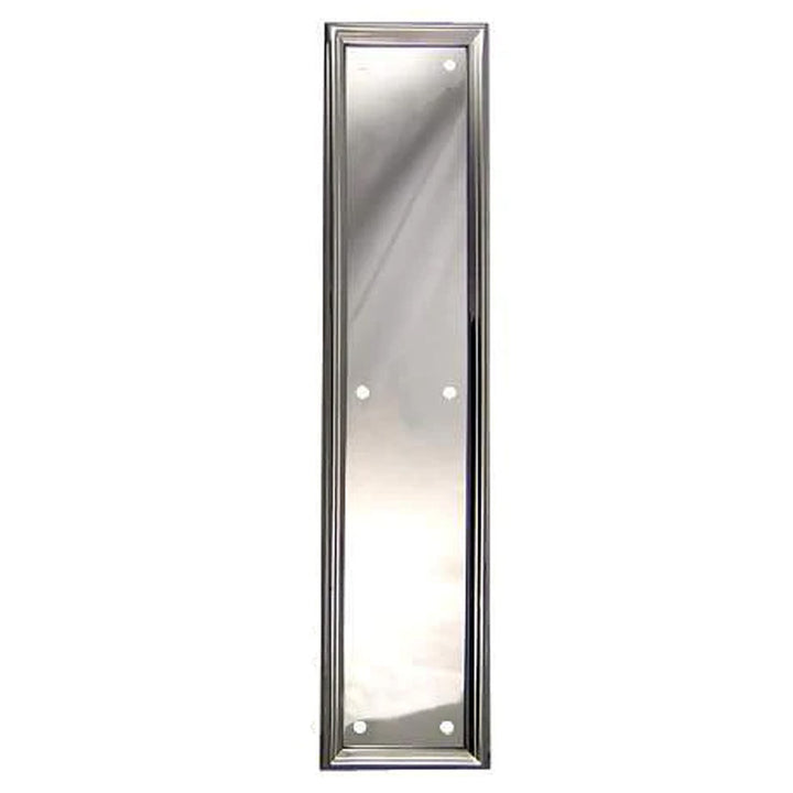 Antique Hardware 15 Inch Solid Brass Framed Push Plate Door Push Plates