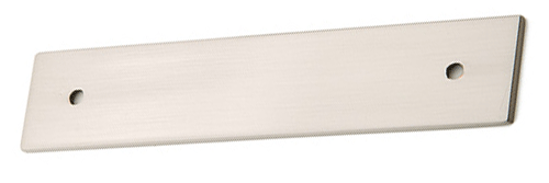 Antique Hardware 5 1/4 Inch (4 Inch c-c) Solid Brass Art Deco Rectangular Back Plate CABINET PULL