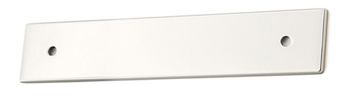 Antique Hardware 5 1/4 Inch (4 Inch c-c) Solid Brass Art Deco Rectangular Back Plate CABINET PULL