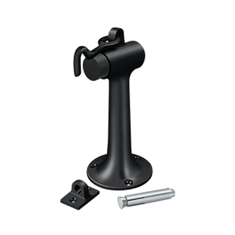 Antique Hardware Floor Mounted Bumper Door Stop With Hook & Eye DOOR STOP