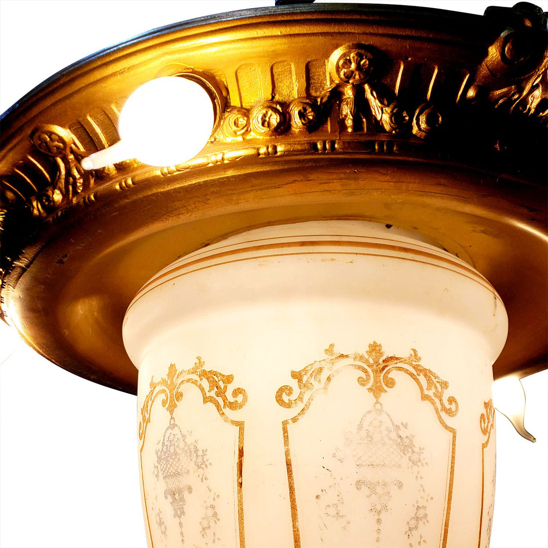 Antique Hardware 44 Inch Theatre Style Antique Chandelier Chandeliers