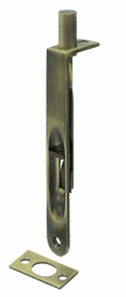 Antique Hardware 6 Inch Heavy Duty Round Flush Bolt FLUSH BOLT