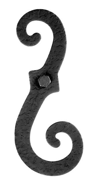 Antique Hardware 8 1/8 Inch by 3 1/4 Inch Wood Mount Shutter Dogs (Pair) SHUTTER DOGS