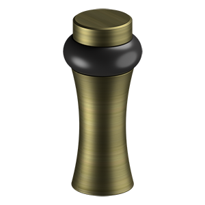 Antique Hardware 3 1/2 Inch Solid Brass Round Universal Floor Door Bumper (Several Finishes Available) Door Stops