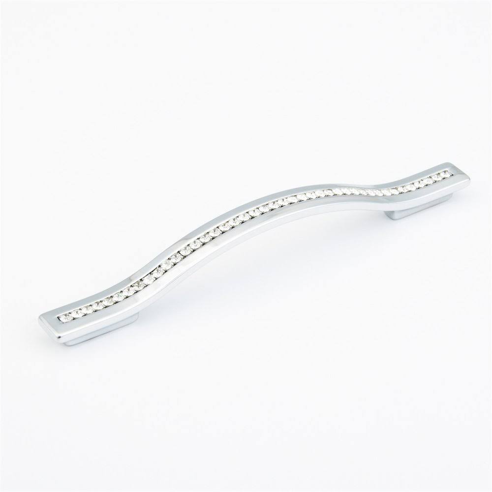 Antique Hardware 7 1/2 Inch (5 Inch c-c) Skyevale Cabinet Pull with Crystals CABINET PULL