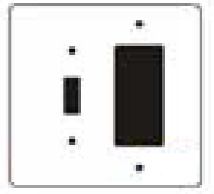 ##Antique Hardware## 4 1/2 Inch Solid Brass Traditional Switch Plate