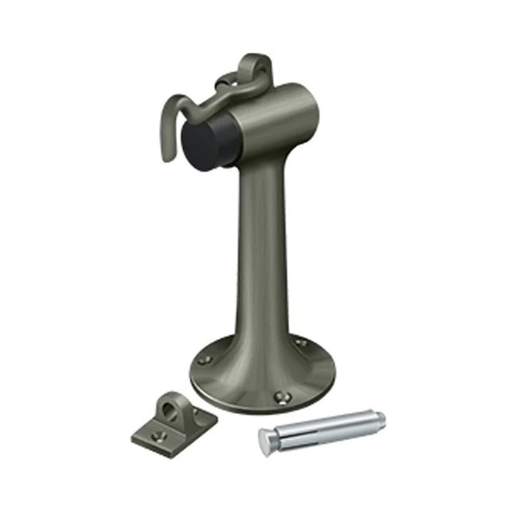 Antique Hardware Floor Mounted Bumper Door Stop With Hook & Eye DOOR STOP