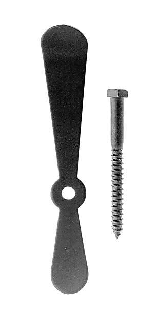 Antique Hardware 7 Inch Steel Brick Mount Shutter Dog (Propeller Style) SHUTTER DOGS