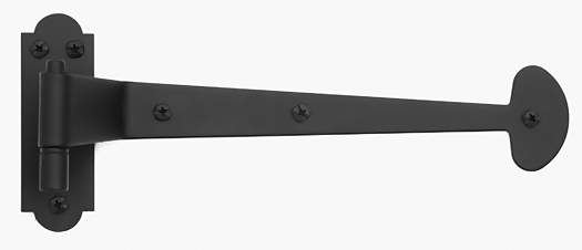 Antique Hardware 13 3/8 Inch Bean Style Strap Shutter Hinge (Offset Mount) HINGE