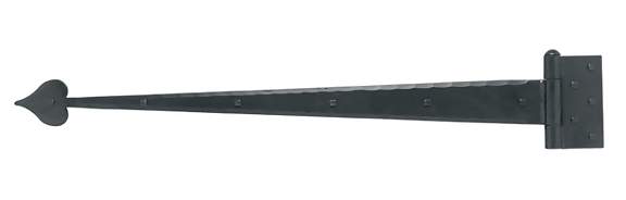 Antique Hardware 30 Inch Iron Heart Strap Hinge HINGE