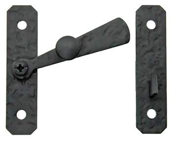 Antique Hardware Cast Iron Cabinet Latch: Rough Iron Square Latch LATCH