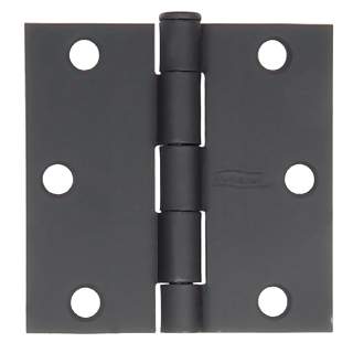 Antique Hardware 3 Inch by 3 Inch Butt Hinge (Forged Black Iron) HINGE