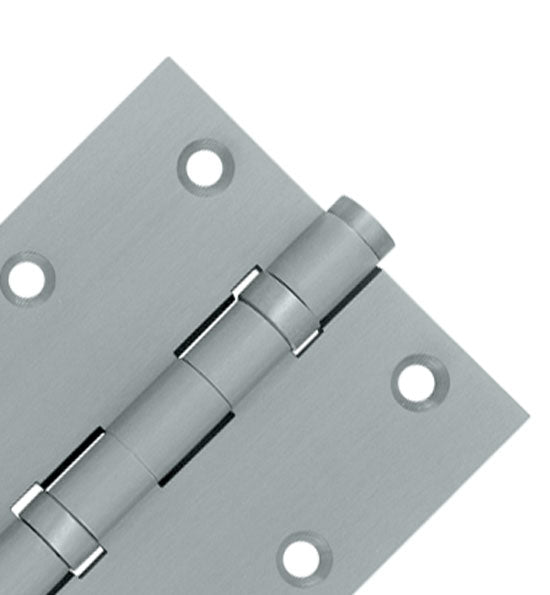 Antique Hardware 3 1/2 X 3 1/2 Inch Double Ball Bearing Hinge Interchangeable Finials (Square Corner) HINGE