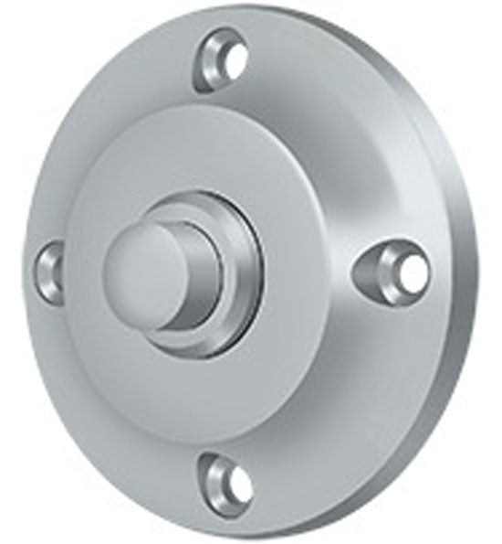 ##Antique Hardware## Bell Buttons, Solid Brass Bell Button, Round Contemporary