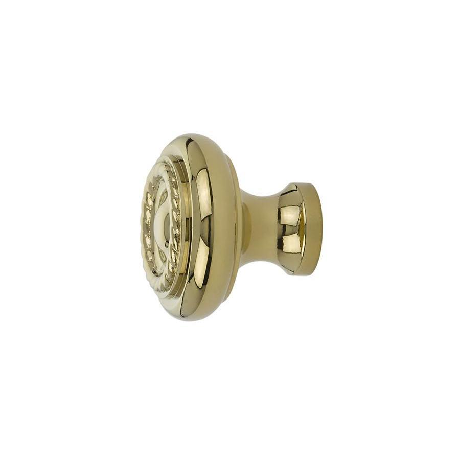 ##Antique Hardware## Emtek 1 1/4 Inch Solid Brass Rope Cabinet & Furniture Knob