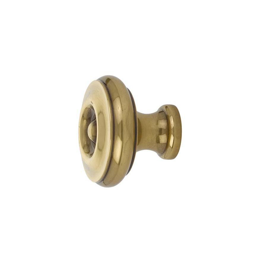 ##Antique Hardware## Emtek 1 Inch Solid Brass Waverly Cabinet & Furniture Knob