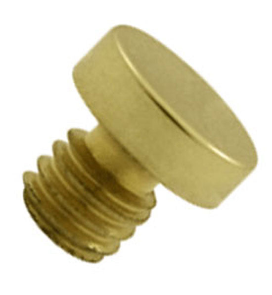 ##Antique Hardware## 1/8 Inch Solid Brass Button Tip Cabinet Finial