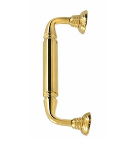 ##Antique Hardware## 10 Inch Deltana Solid Brass Door Pull With Rosette