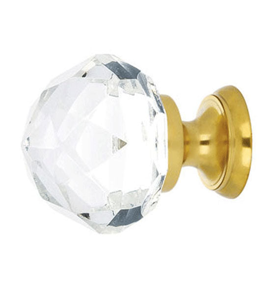 ##Antique Hardware## 1 Inch Crystal Glass Diamond Cabinet & Furniture Knob