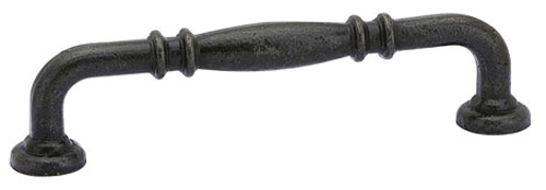 Antique Hardware 4 5/8 Inch (4 Inch c-c) Tuscany Bronze Ribbed Pull CABINET PULL