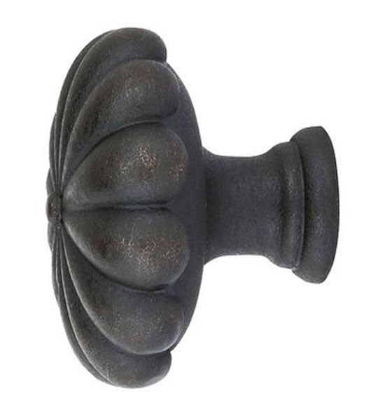 Antique Hardware 1 Inch Tuscany Bronze Fluted Round Cabinet & Furniture Knob CABINET KNOB