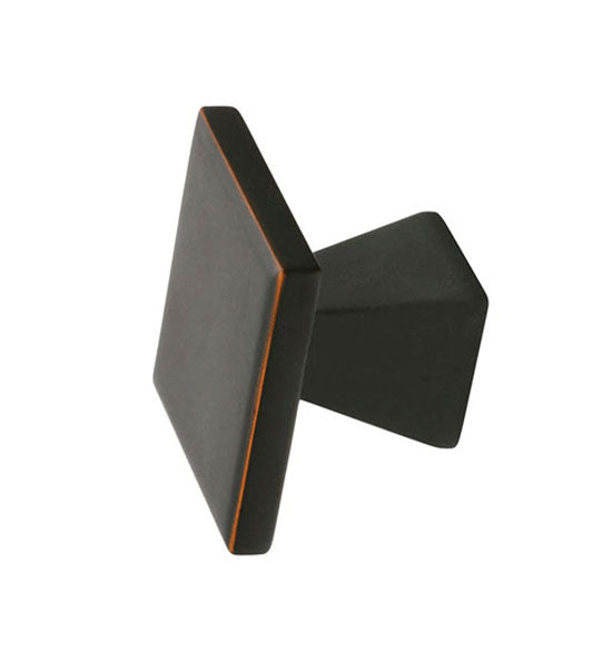 Antique Hardware 1 3/4 Inch Solid Brass Square Podium Cabinet & Furniture Knob CABINET KNOB