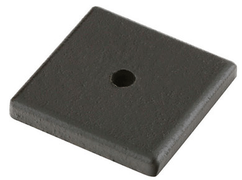 Antique Hardware 1 1/4 Inch Sandcast Square Back Plate KNOB-BACKPLATE