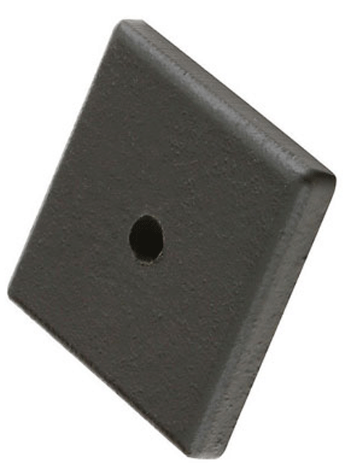Antique Hardware 1 1/4 Inch Sandcast Square Back Plate KNOB-BACKPLATE