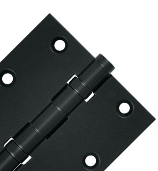 Antique Hardware 3 1/2 X 3 1/2 Inch Double Ball Bearing Hinge Interchangeable Finials (Square Corner) HINGE