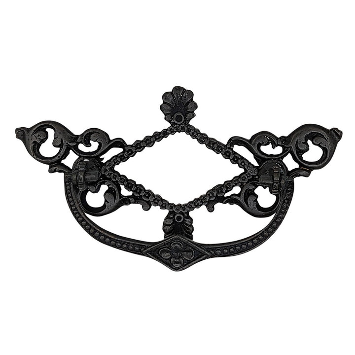 Antique Hardware 5 1/5 Inch Solid Brass Victorian Beaded Bail Pull BAIL PULL